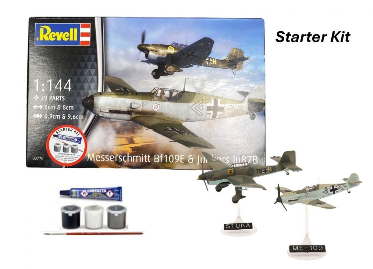 Revell Revell Starter Kit - Messerschmitt Bf109E & Ju87B