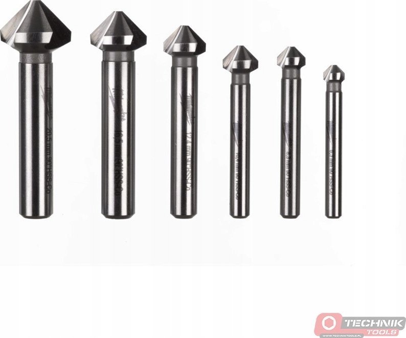 Milwaukee MILWAUKEE POGŁĘBIACZE STOŻKOWE HSS ZESTAW 6szt.