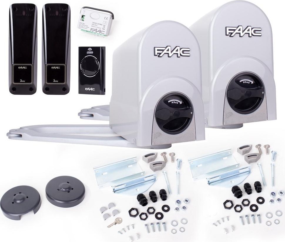 Faac Zestaw Energy - FAAC 391 24V do 5m bram dwuskrzydłowych