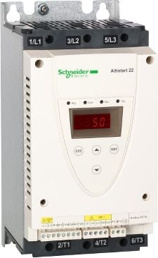 Schneider Electric Softstart 3-fazowy 200-480VAC 17A 7,5kW/400V Uc=220V AC (ATS22D17Q)