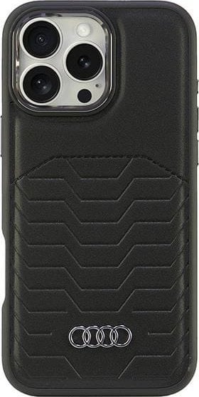 Audi Audi Synthetic Leather MagSafe iPhone 16 Pro Max 6.9" czarny/black hardcase AU-TPUPCMIP16PM-GT/D3-BK