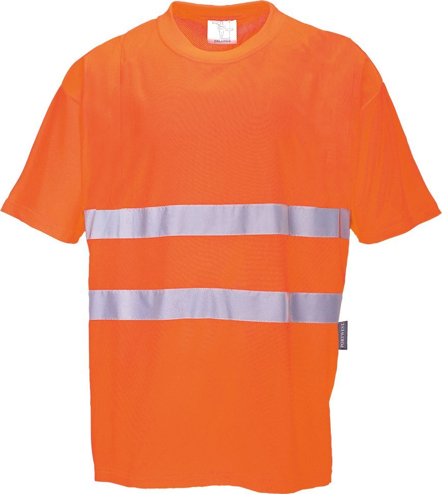 Portwest S172 - T-shirt Cotton Comfort - pomarańczowy L
