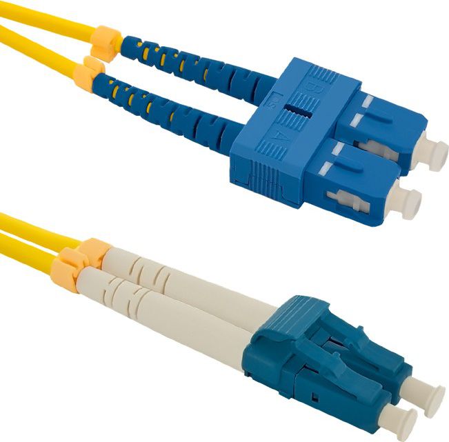 Qoltec Optic Patchcord SC/UPC - LC/UPC SM 9/125 G652D 3m (54033)