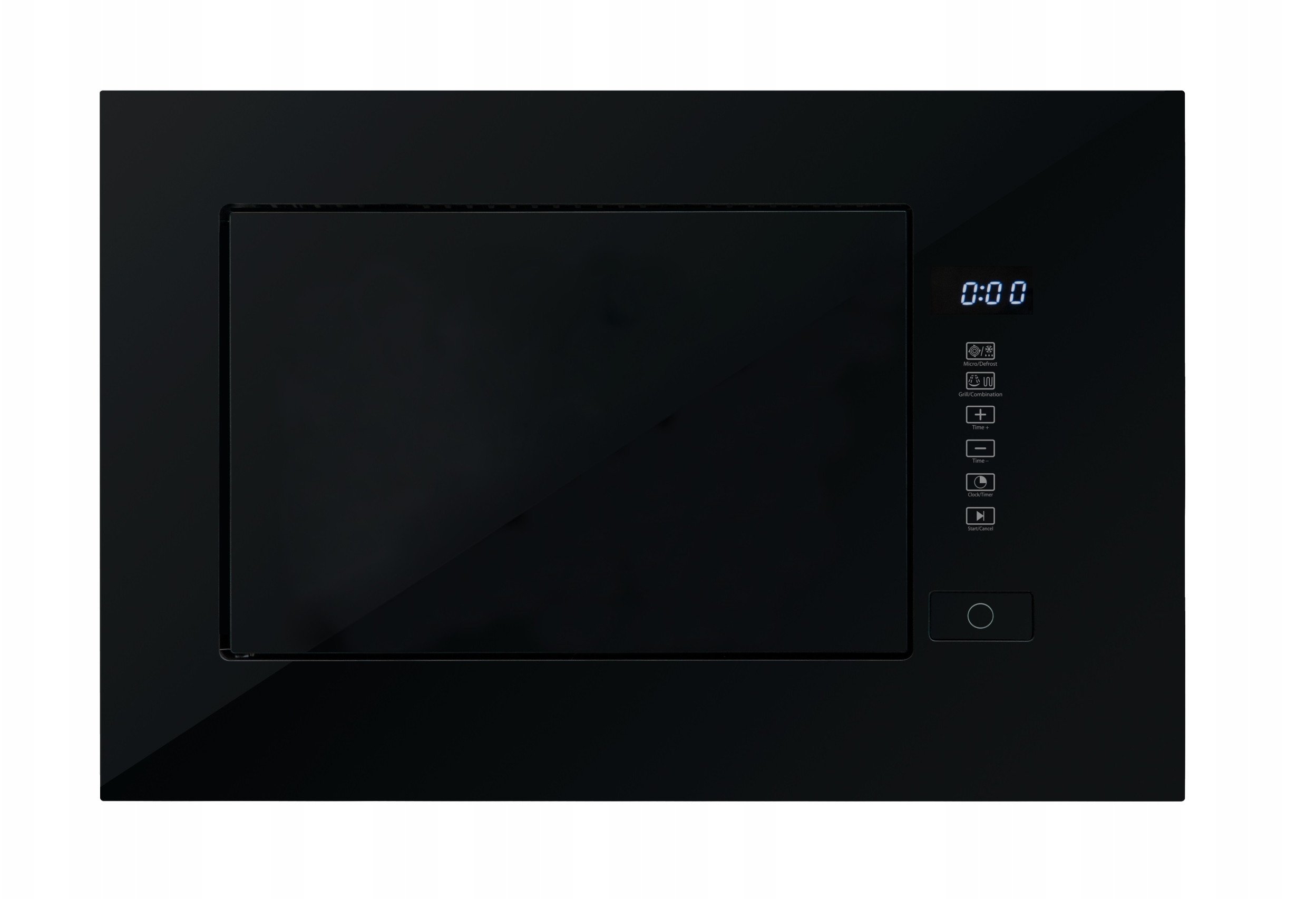 Kuchenka mikrofalowa Berg Kuchenka mikrofalowa czarne szkło - grill 800W