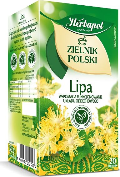 Herbapol Herbata ziołowa Zielnik Polski - Lipa 20 torebek