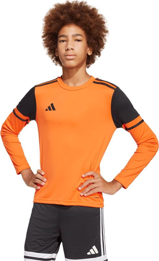 Bluza bramkarska dla dzieci adidas Squadra 25 Long Sleeve pomarańczowa JJ1941 128cm