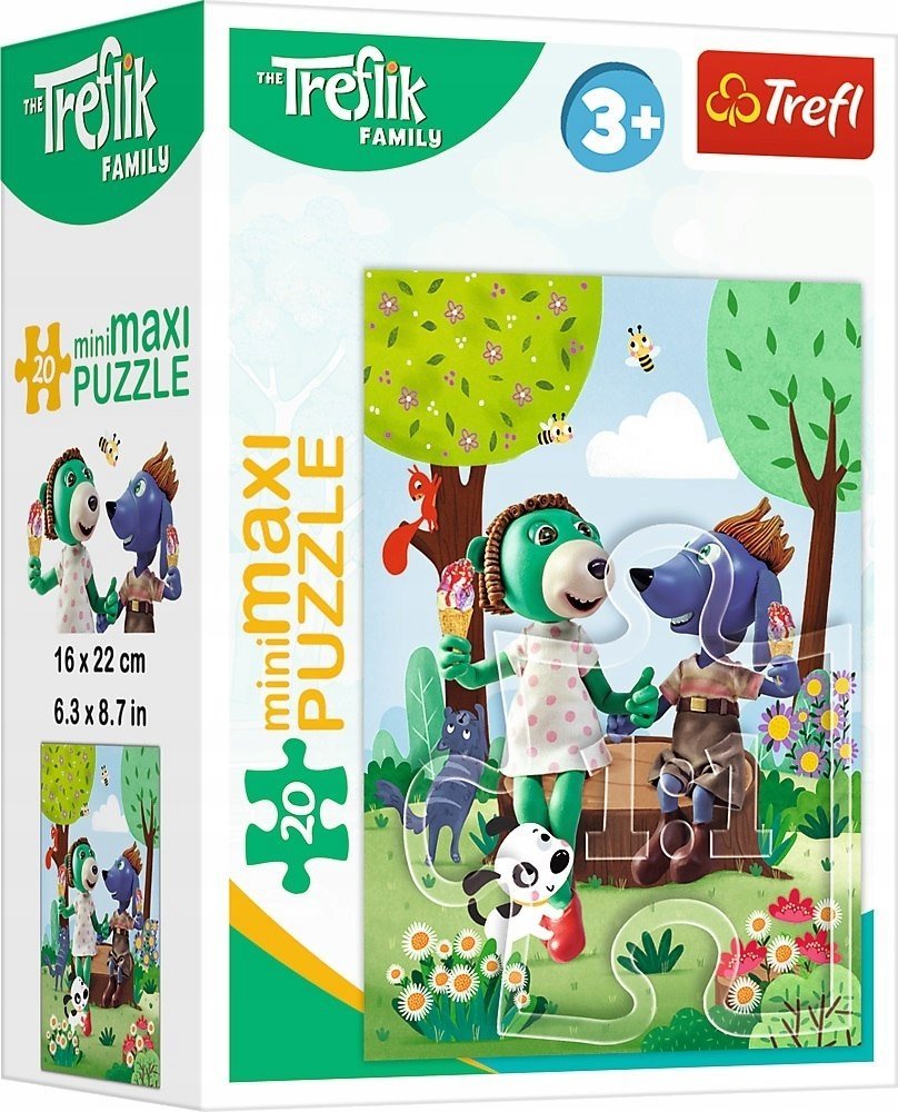 Trefl Puzzle MiniMaxi Dzień Treflików 20 elementów (21152)