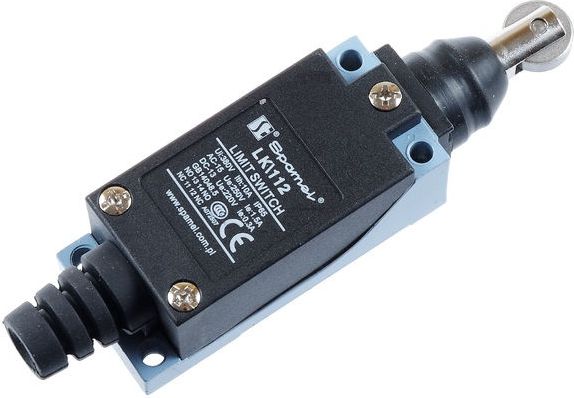 Spamel Łącznik krańcowy 1Z 1R metal/tworzywo popychacz z rolką (LK112)