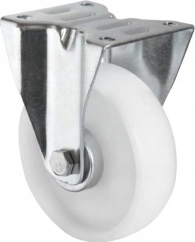 Geko Zestaw kołowy stały plastikowy 80 mm łożysko wałeczkowe