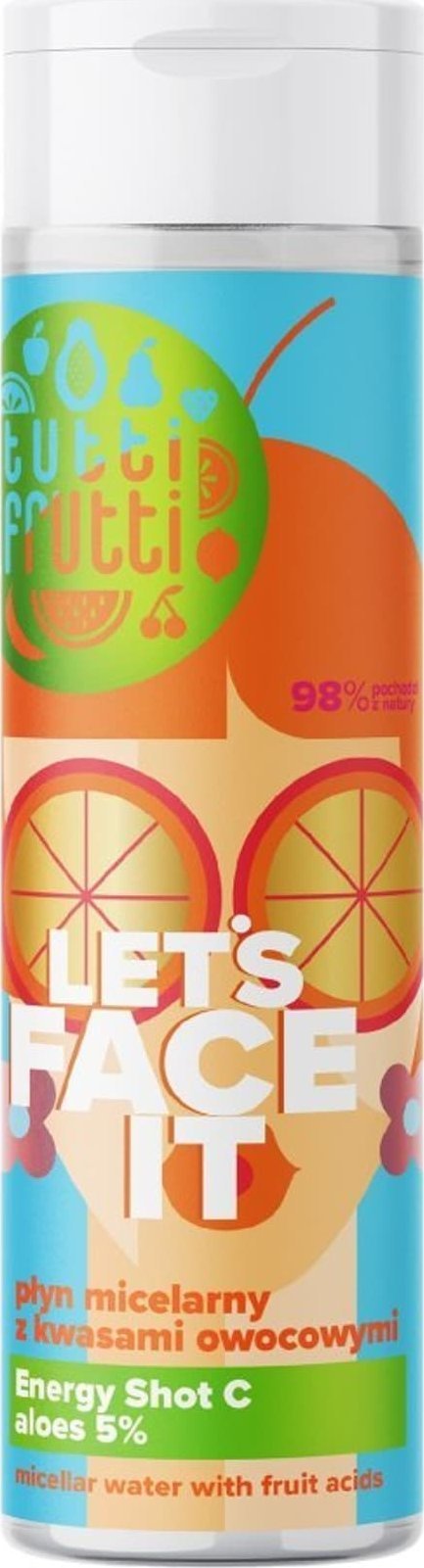 Farmona Tutti Frutti Let`s Face It Płyn micelarny z kwasami owocowymi 200ml
