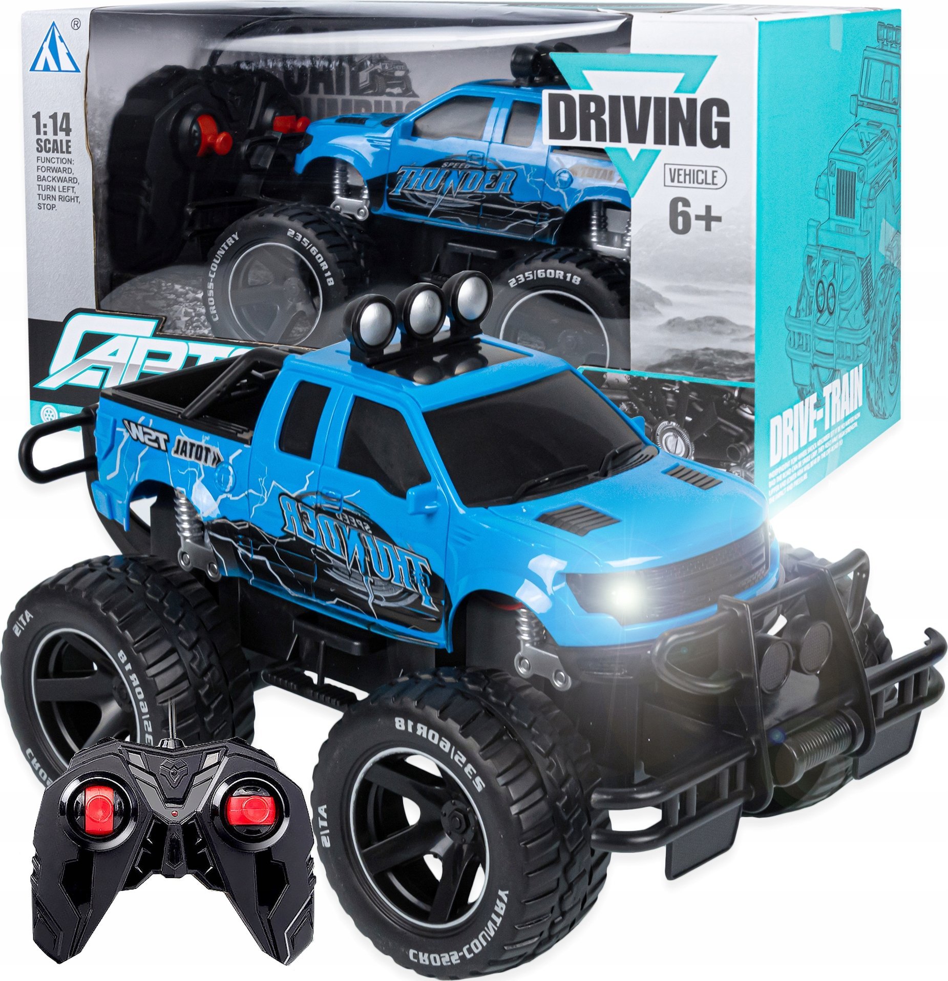 Samochód Zdalnie Sterowany Pilot Rc Terenowy Auto