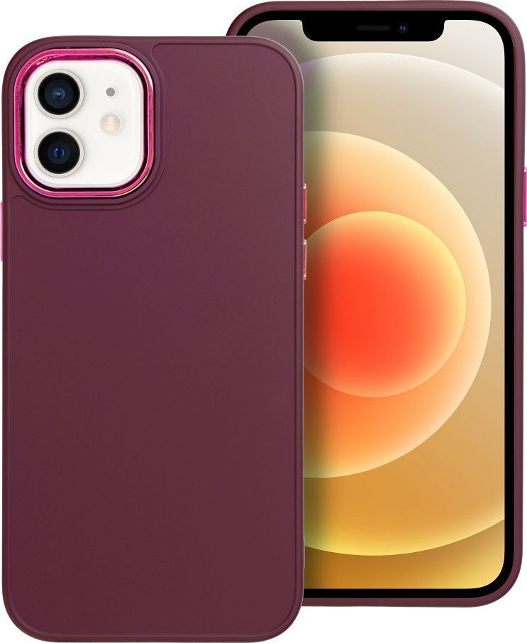 OEM Futerał FRAME do IPHONE 12 / 12 Pro fioletowy