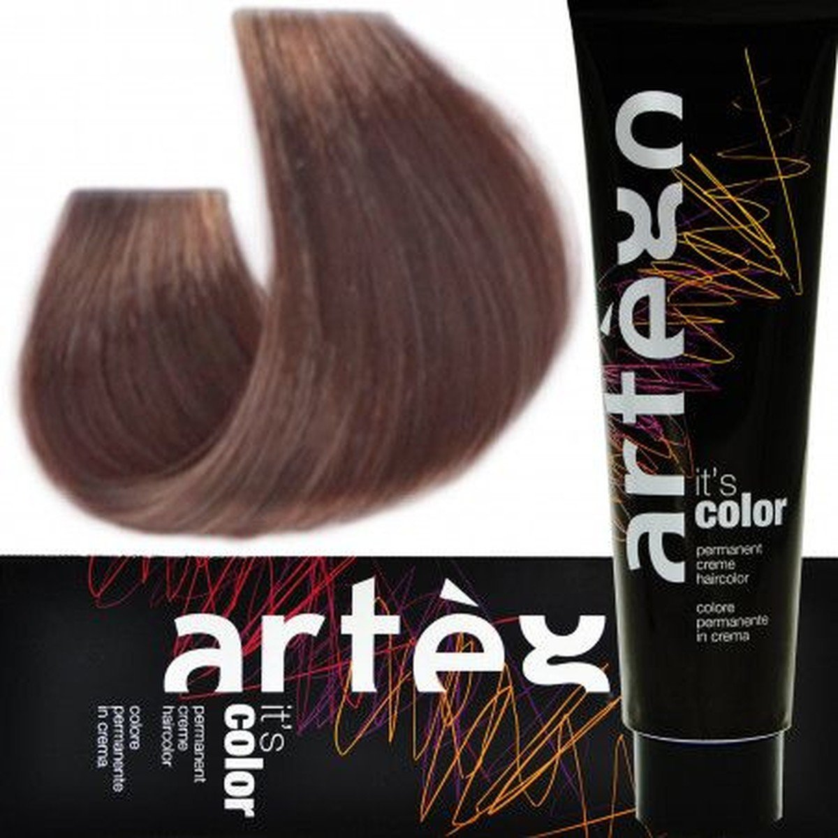 Artego Its Color Farba do włosów w kremie 150ml Delikatny Fioletowy Blond (7.02 - 7NV)