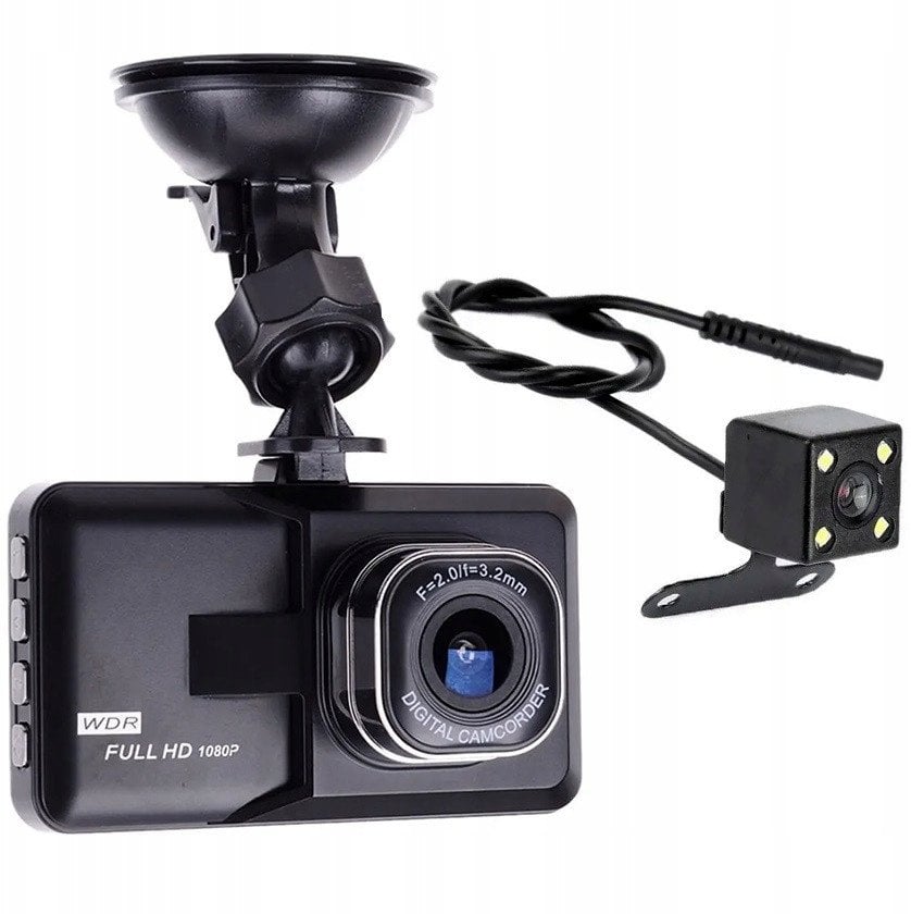 DVR-02 3.0 inches + rear camera