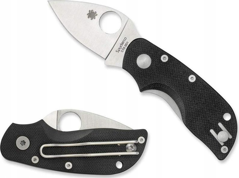 Spyderco Nóż składany Spyderco Chicago G-10 Black Plain (C130GP)