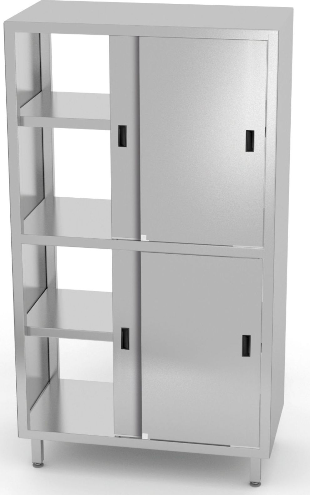 Hendi Szafa przelotowa gastronomiczna z drzwami suwanymi skręcana nierdzewna 80x70x180 cm - Hendi 812402 Szafa przelotowa gastronomiczna z drzwami suw