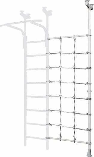 Małpiszon Słupek rozporowy z siatką do drabinki biały Kometa