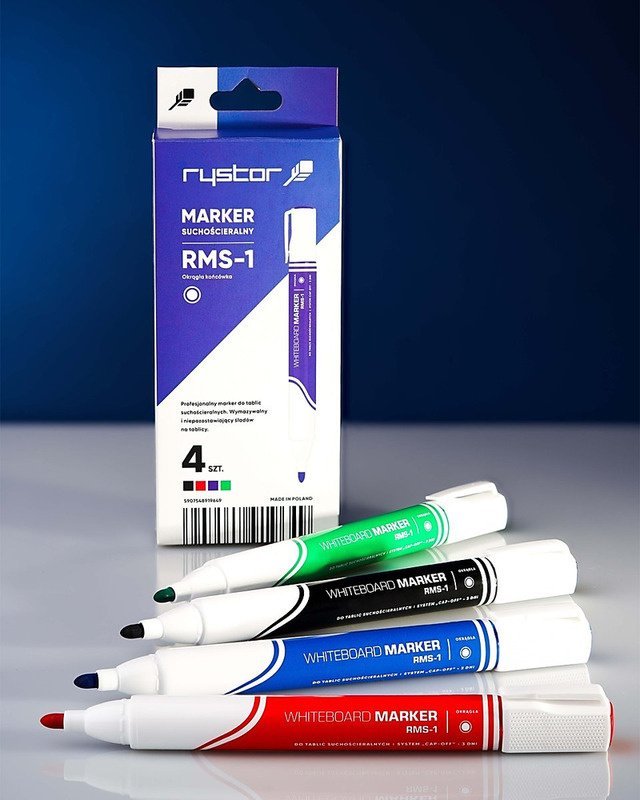 Rystor Markery do tablic Rystor RMS-1 4 kolory -