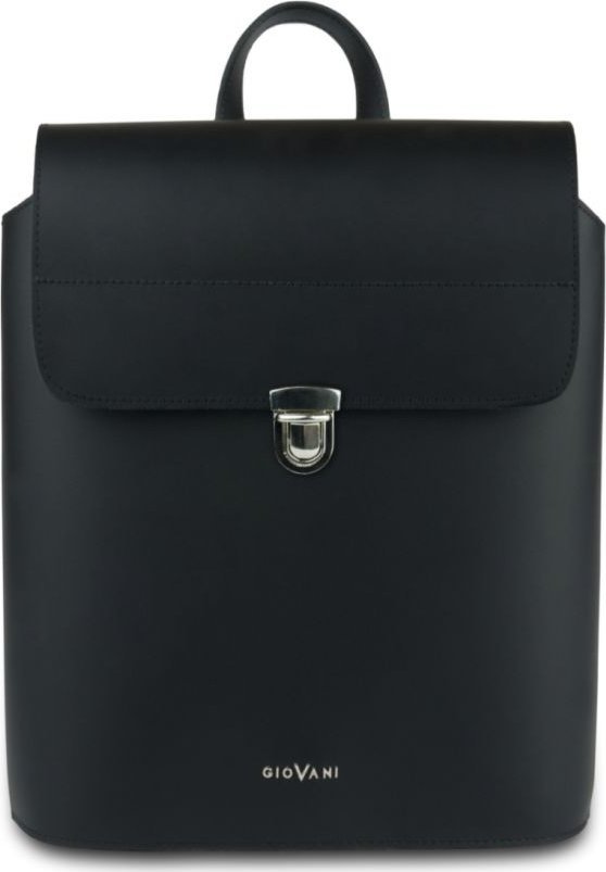 Giovani Czarny plecak damski dominica - giovani, skóra matowa