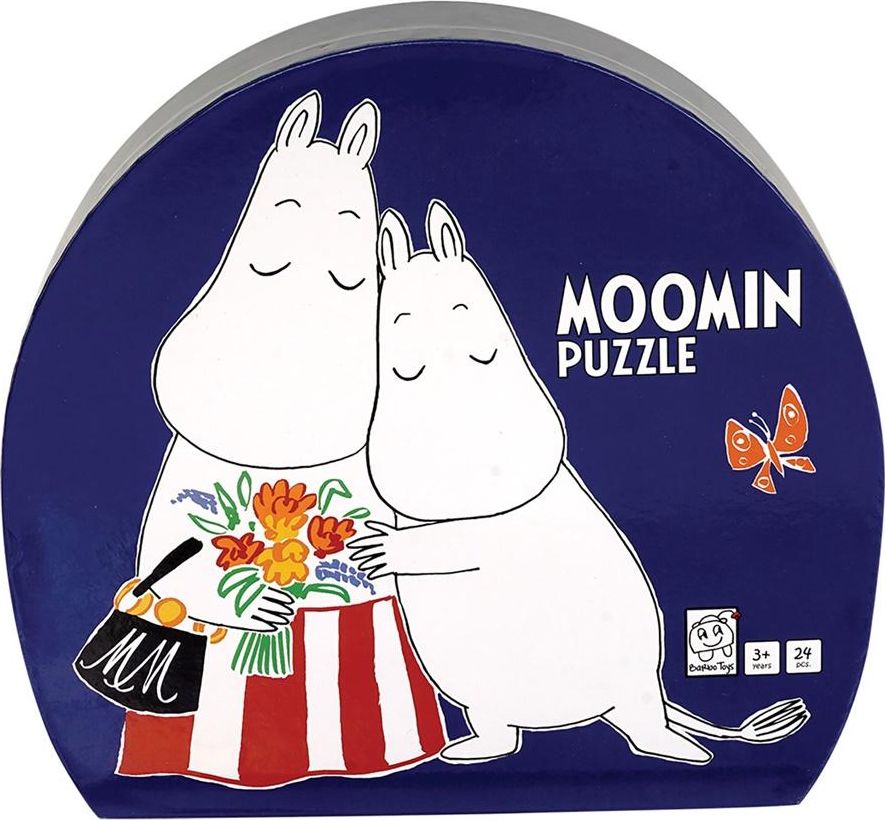 Barbo Toys Puzzle dla dzieci w ozdobnym pudełku Mama i Tata