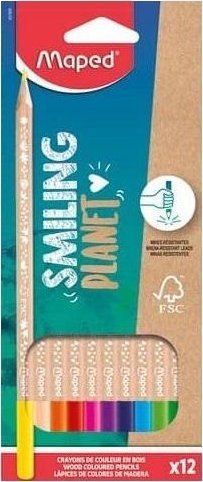 Maped Kredki Smiling Planet 12szt.