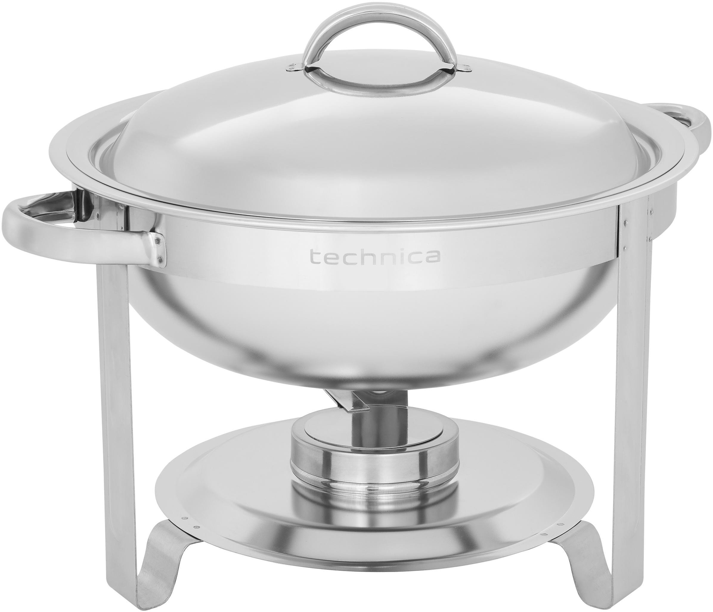 Podgrzewacz gastronomiczny okrągły 4 l średnica 340 mm | TECHNICA, Silver Line