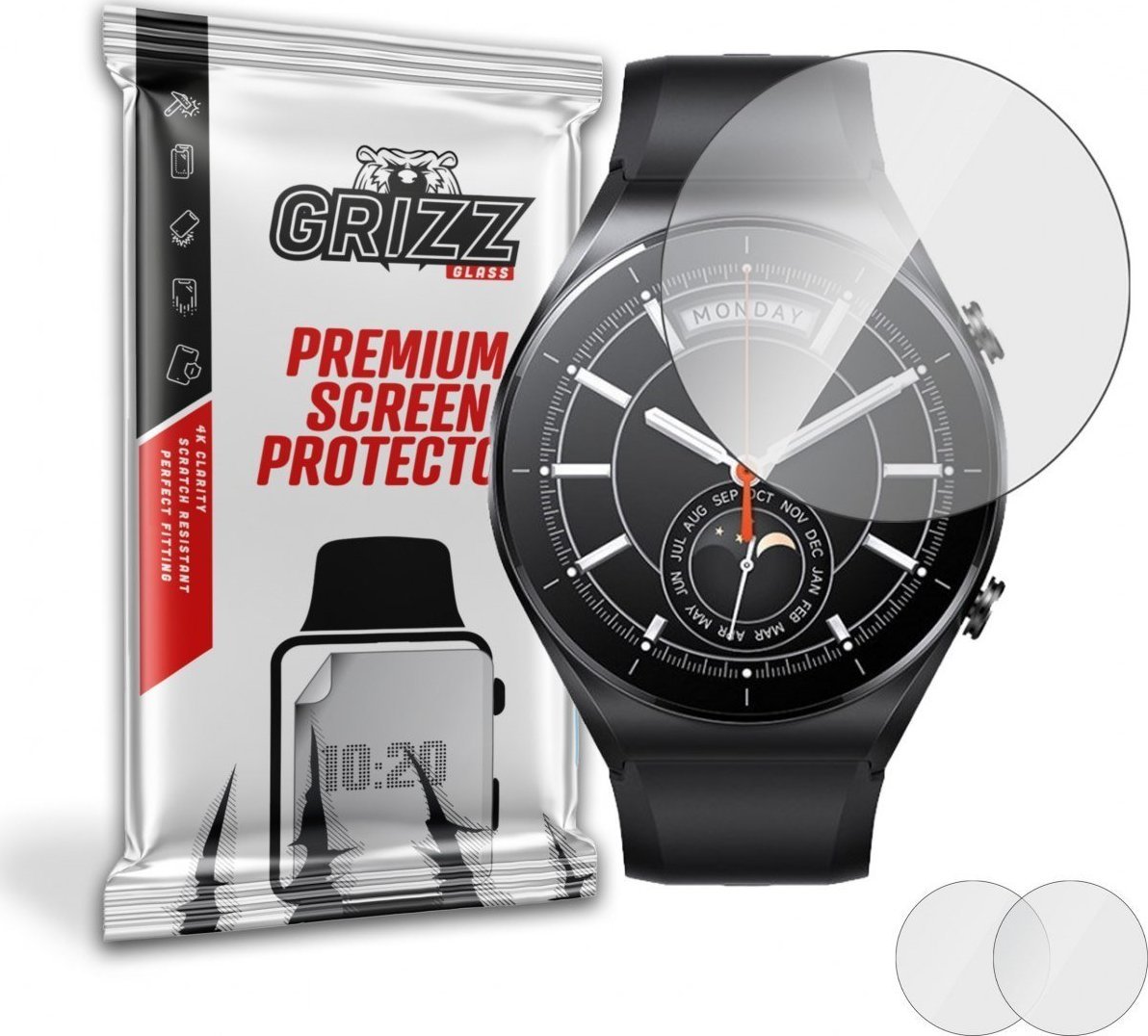 GrizzGlass Szkło hybrydowe Grizz Xiaomi Watch S1