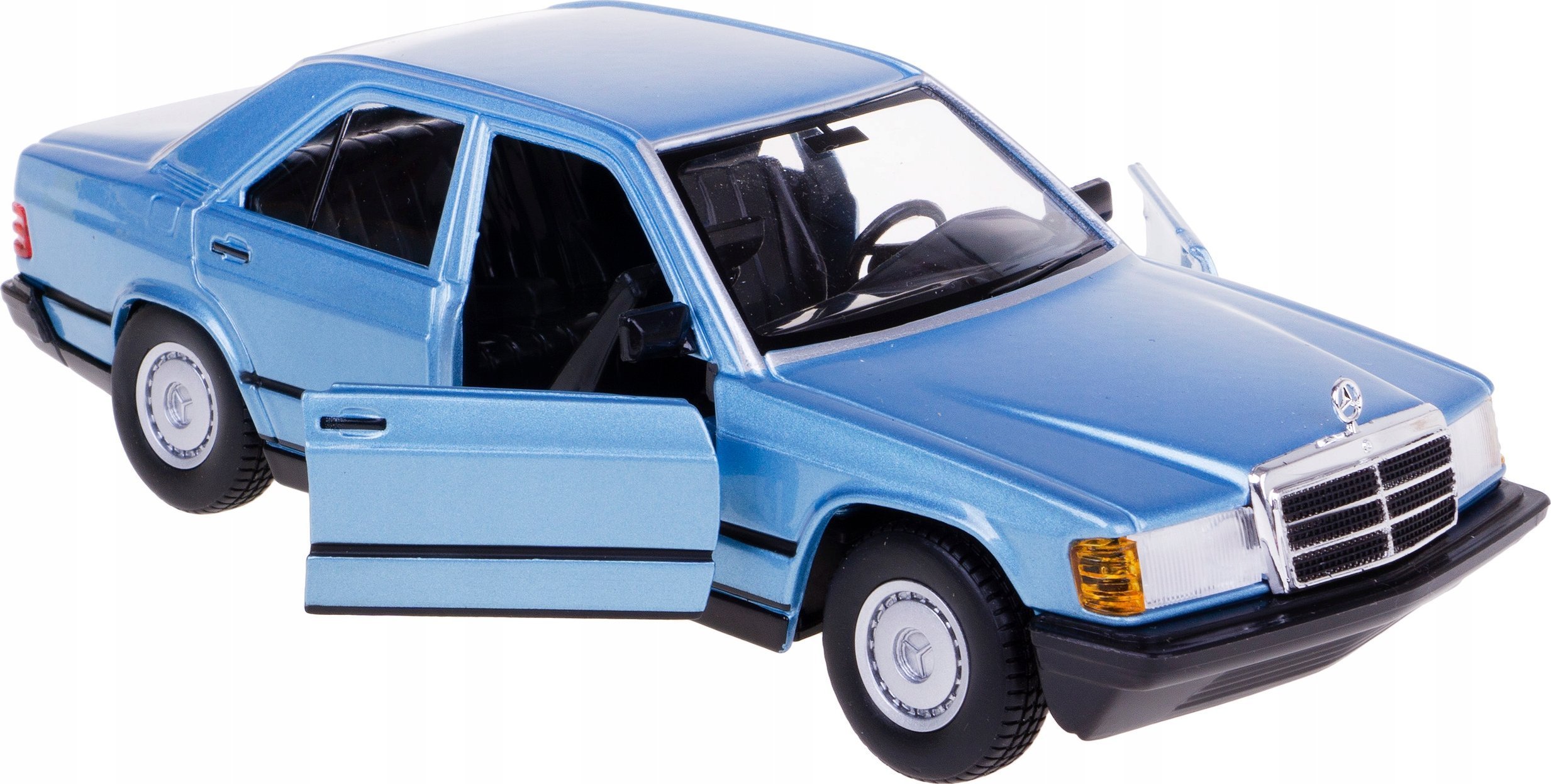 Bburago Model metalowy Mercedes Benz 190E 1987 1/24 czerwony