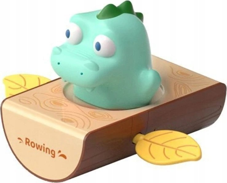 LeanToys Zabawka Do Kąpieli Nakręcana Dinozaur w Łódce