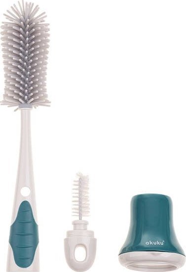 Akuku Szczotka silikonowa z podstawką A0511
