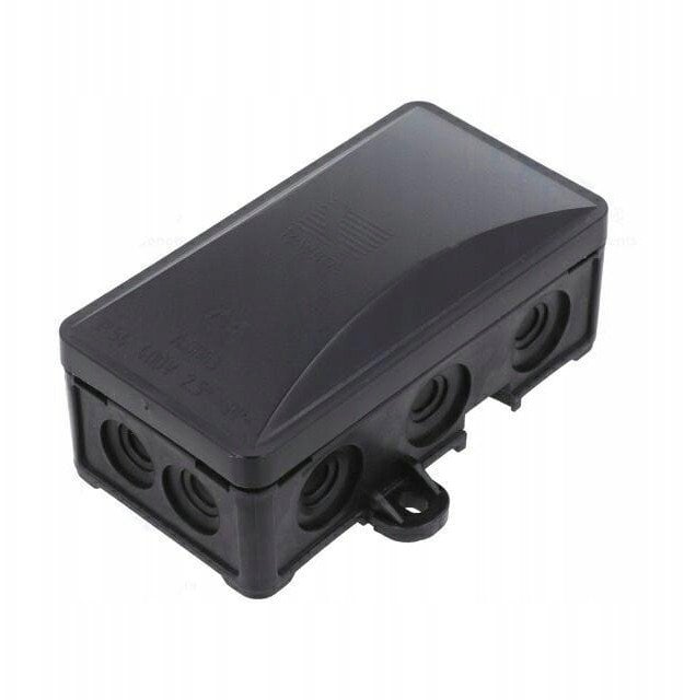 Puszka instalacyjna Pawbol A.0063C hermetyczna, natynkowa 90x45 klik, IP54 czarna