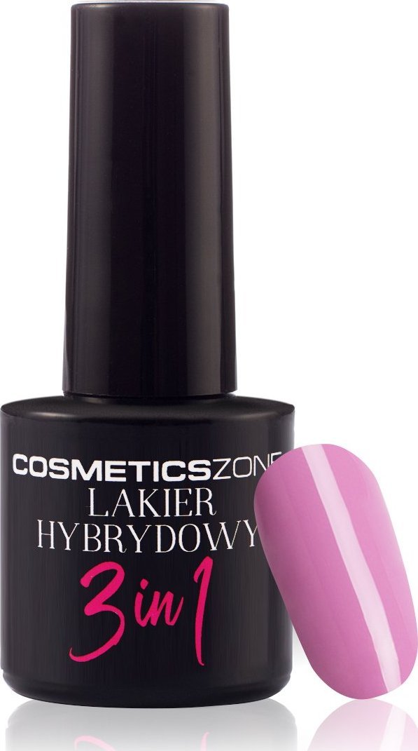 Cosmetics Zone Lakier hybrydowy 3w1 kolor mleczny fiolet - M81