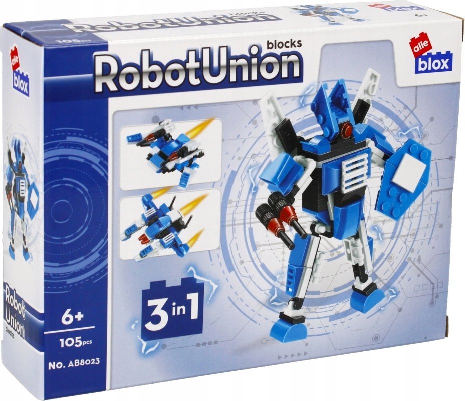 ALLEBLOX KLOCKI KONSTR ALLEBLOX ROBOT 105EL 19X14X5 PUD1