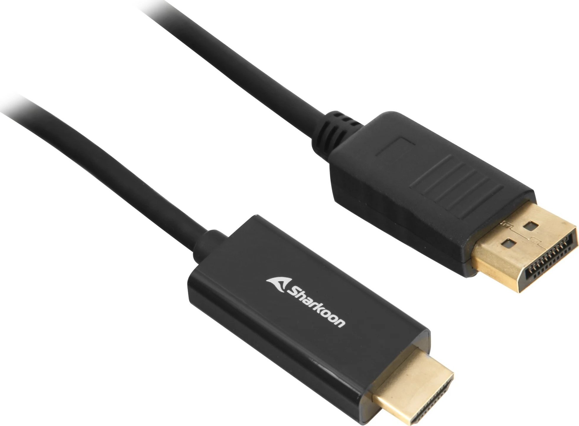 Adapter AV Sharkoon Sharkoon Displayport 1.2 to HDMI 4K Black 2m ACTIVE 4Kx2K 60hz cable adapter