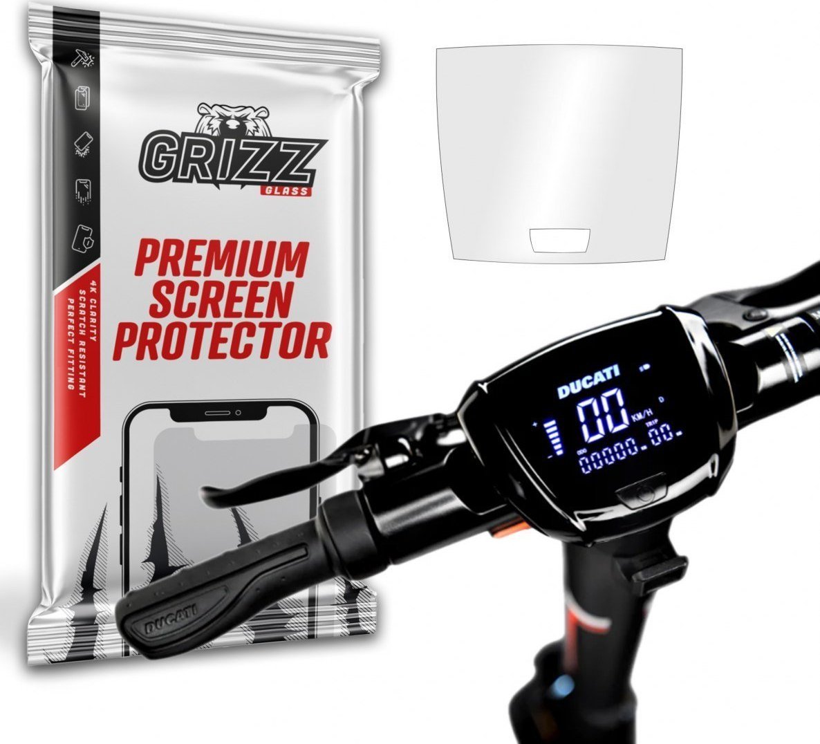 GrizzGlass Folia hydrożelowa Grizz DUCATI PRO III