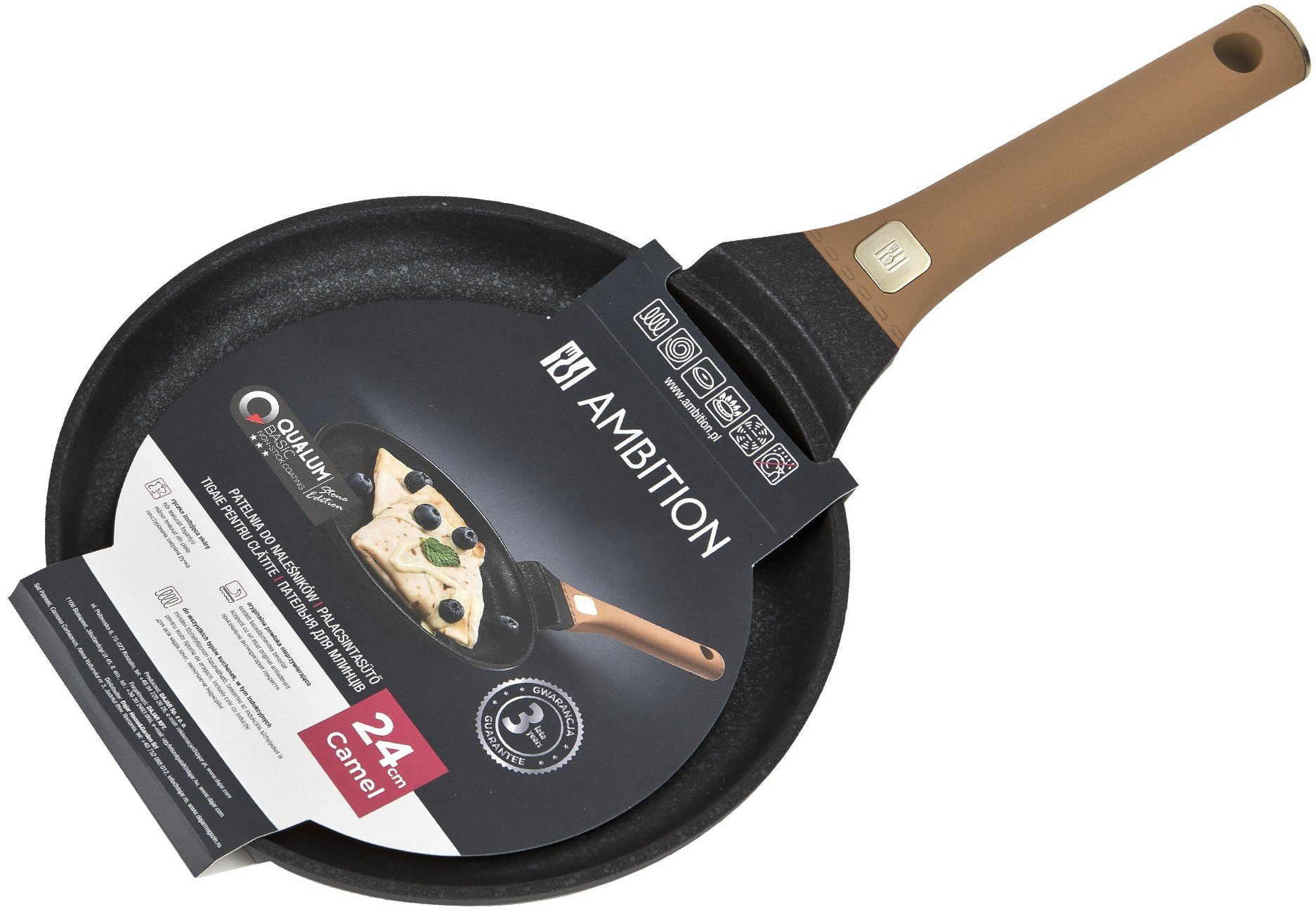 Patelnia do naleśników 24 cm Camel