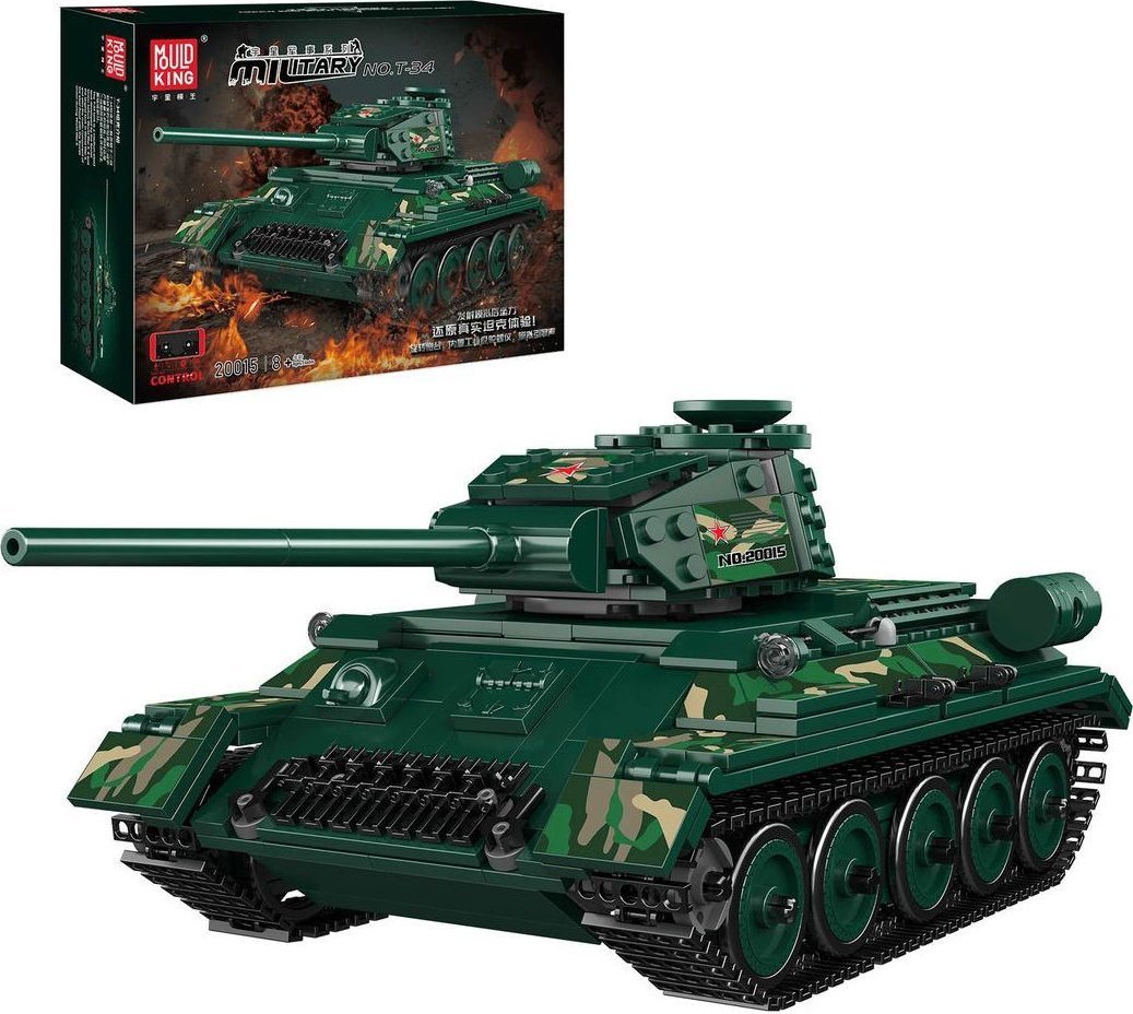 Coil Coil klocki konstrukcyjne zestaw 800 elementów czołg zdalnie sterowany rc na pilota