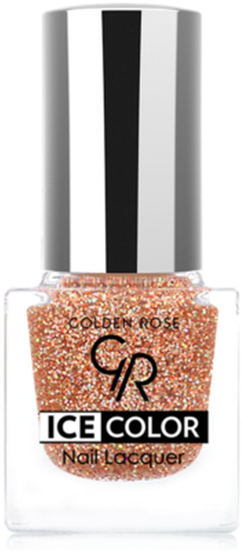 Golden Rose Ice Color lakier do paznokci Brokatowy 6ml (224)