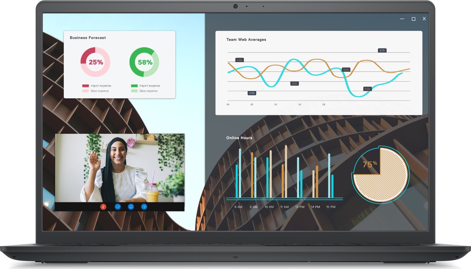 Laptop Dell Dell Vostro 15 3530 Black, 15.6 ", WVA, FHD, 1920 x 1080, Anti-glare, Intel Core i5, i5-1335U, 8 GB, SSD 256 GB, Intel UHD Graphics, No Op