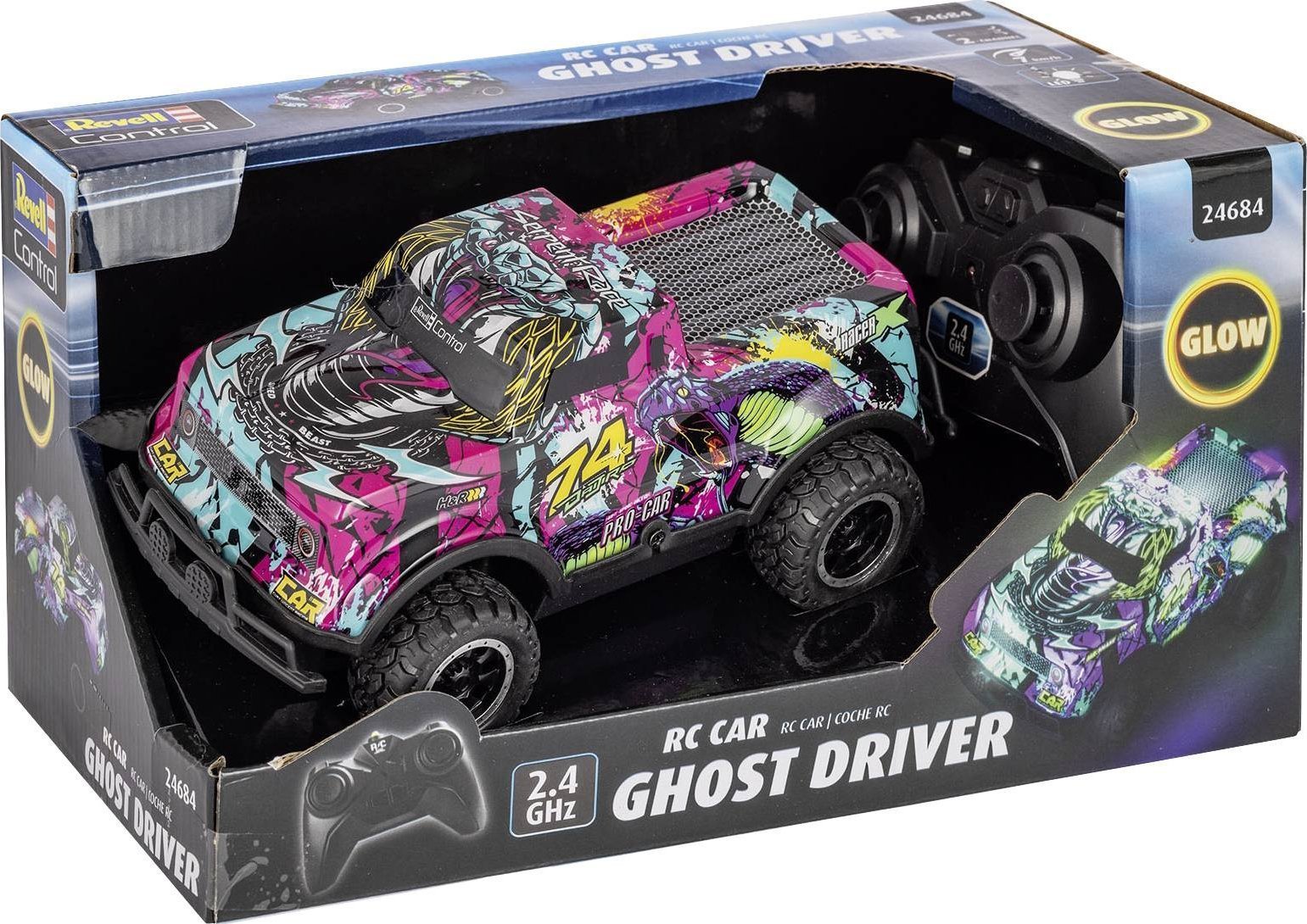 Revell *****REVELL RC Car Ghost Driver purple 24684