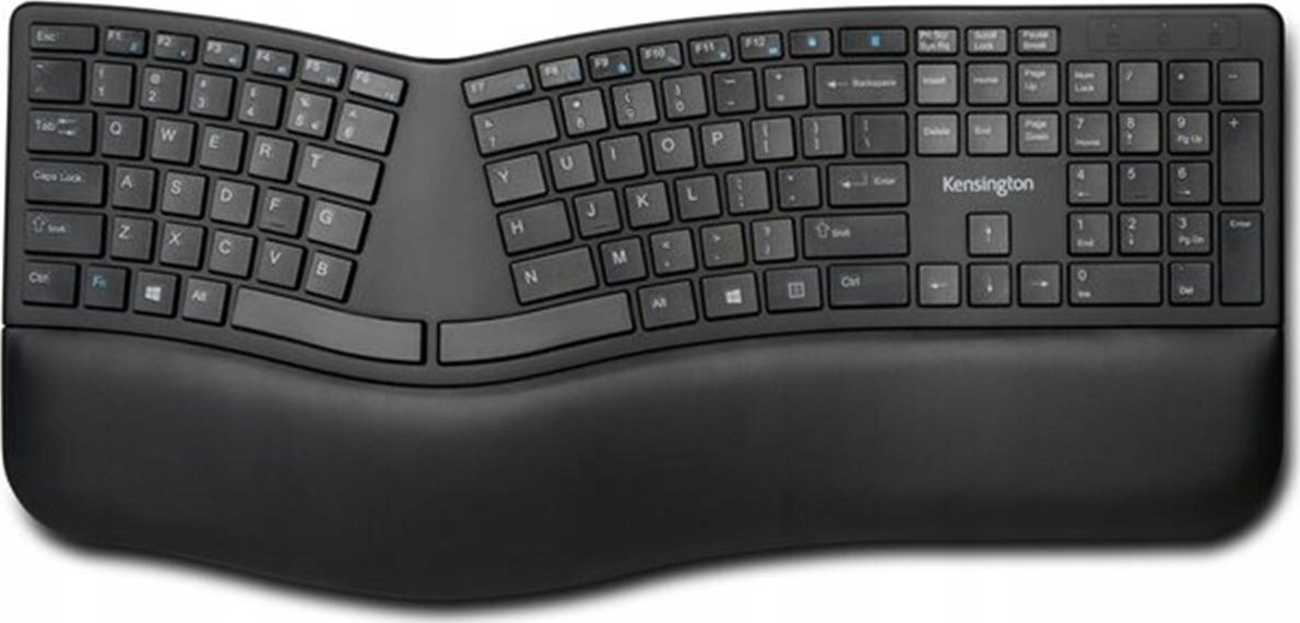 Klawiatura Kensington Kensington Pro Fit Ergo klawiatura Uniwersalne RF Wireless + Bluetooth QWERTY British English Czarny