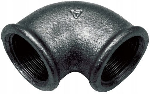 Kolano 90° nakrętne 1'' cz.