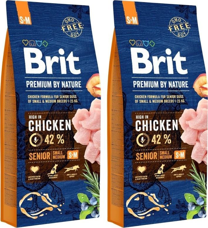 Brit BRIT Premium By Nature Senior S+M 2x15kg
