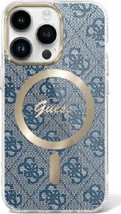 Guess GUHMP16XH4STB iPhone 16 Pro Max 6.9" niebieski/blue hardcase IML 4G MagSafe