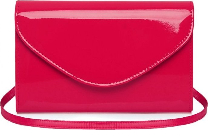 FUKSJA KOPERTÓWKA TOREBKA WIZYTOWA SOLOME S2 NA PASKU