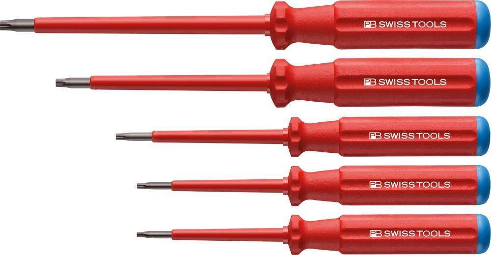 Zestaw wkrętaków VDE 5-cz. Torx w kartonowym pudełku Classic PB Swiss Tools