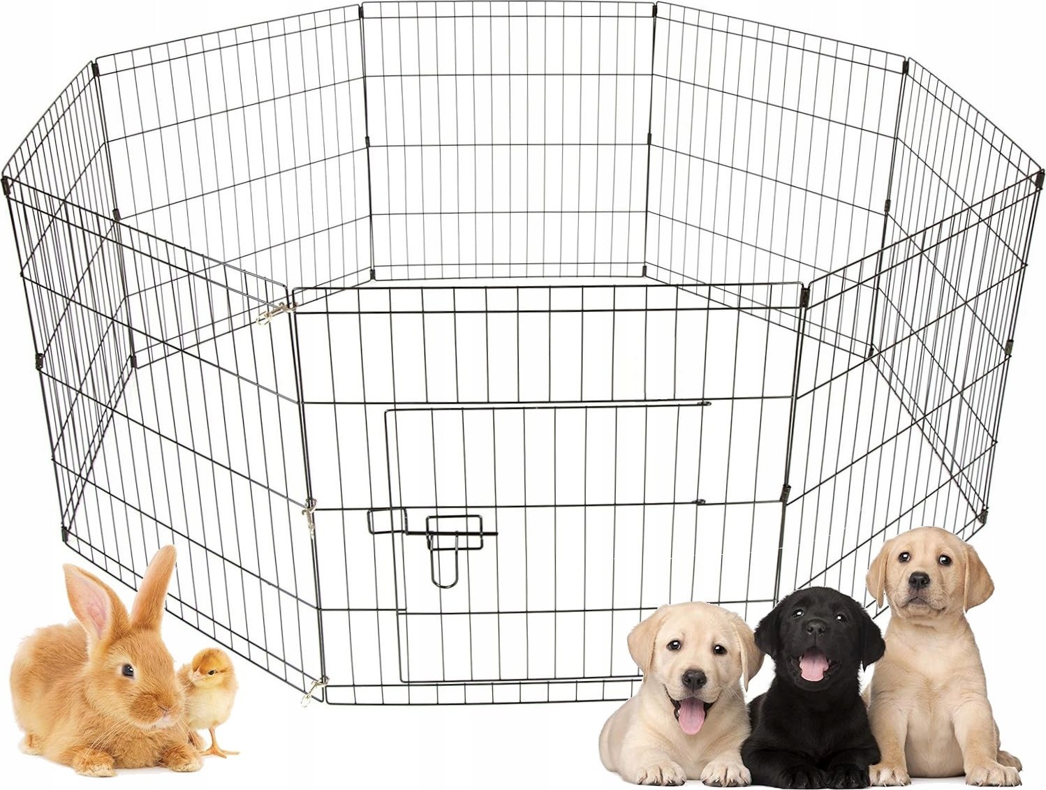 KOJEC DLA SZCZENIĄT ZAGRODA WYBIEG DLA PSA KRÓLIKA ŚWINKI SKŁADANY 61cm M