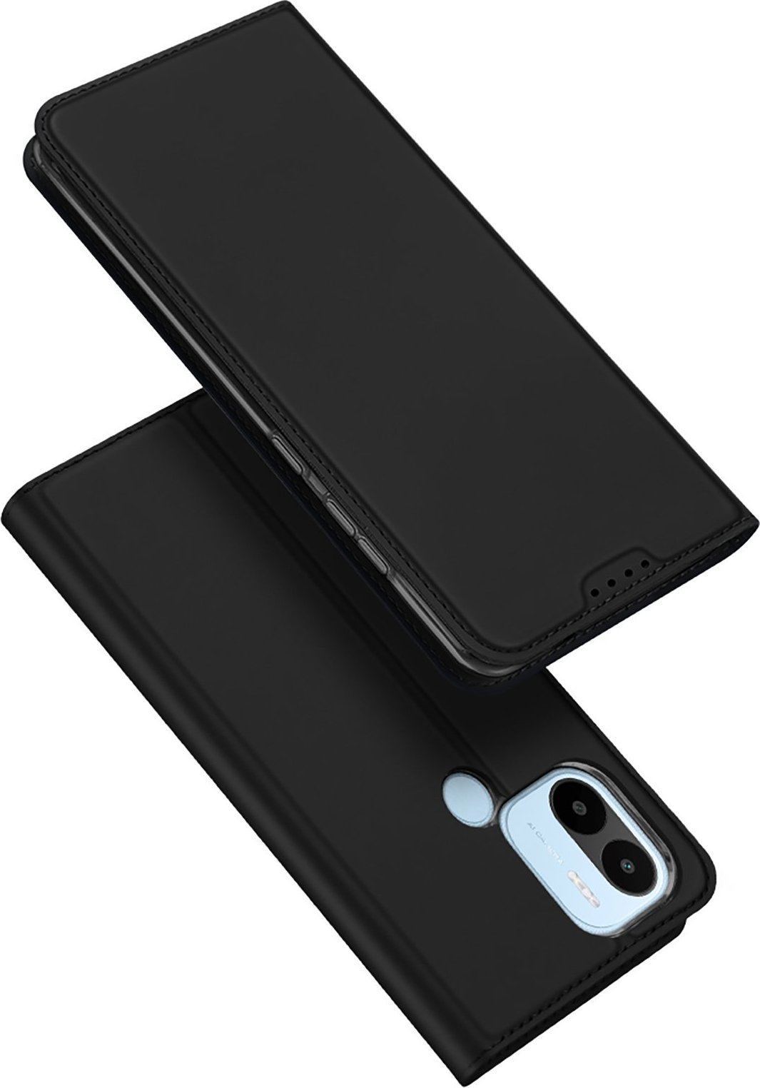 Dux Ducis Skin Pro etui do Xiaomi Redmi A1+ pokrowiec z klapką portfel na kartę podstawka czarne