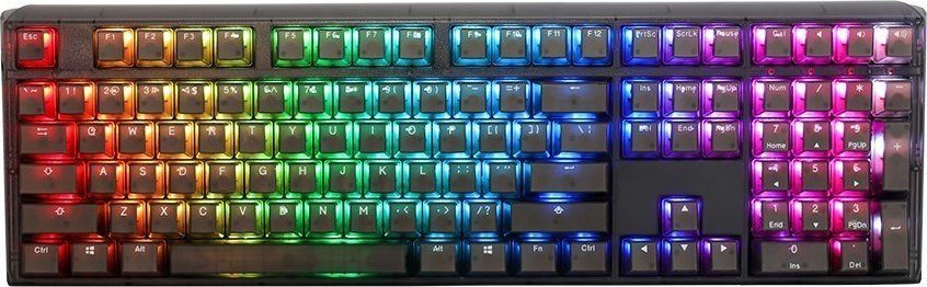 Klawiatura Ducky Ducky One 3 Aura Black Gaming Tastatur, RGB LED - MX-Speed-Silver