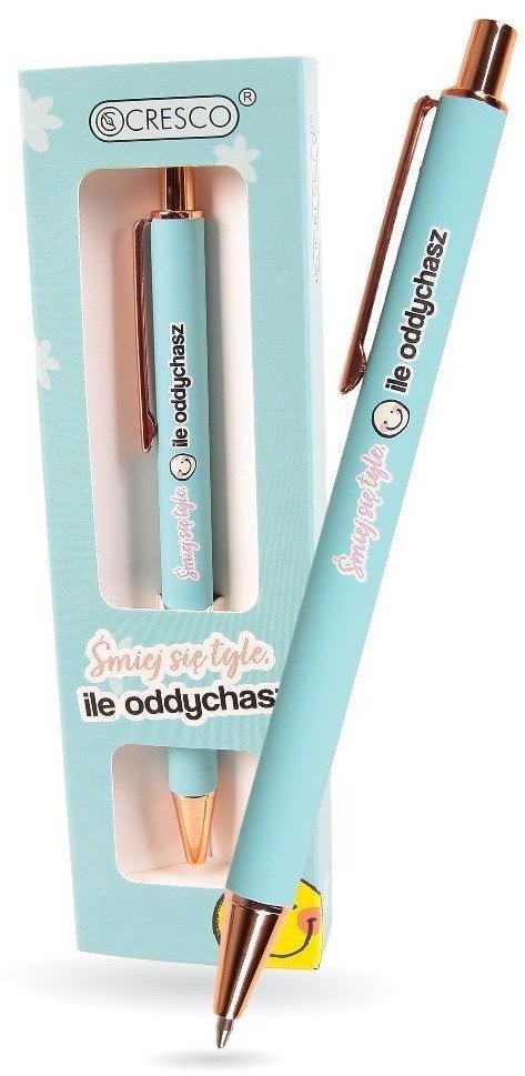 Długopis automatyczny Śmiej się tyle, ile oddychas